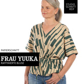 Papierschnittmuster Bluse Frau Yuuka Studio Schnittreif